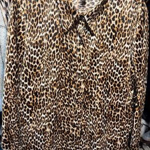 Worthington Animal Print Blouse